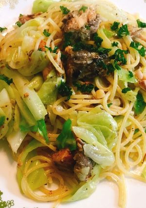 減塩食 鯖缶パスタ-レシピのメイン写真