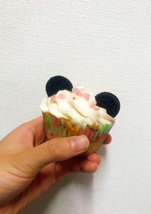 ミニーちゃんのカップケーキ-レシピのメイン写真
