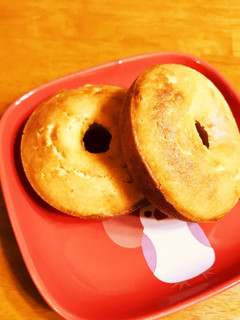 玄米粉と豆乳で♫牛乳不使用焼きドーナツ-レシピのメイン写真