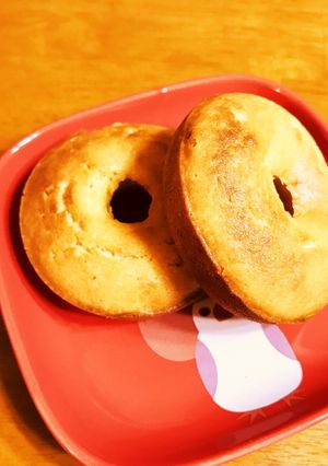 玄米粉と豆乳で♫牛乳不使用焼きドーナツ-レシピのメイン写真