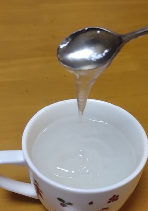 片栗粉のくず湯風-レシピのメイン写真