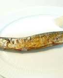 冷凍秋刀魚クッキングシートで包み焼き