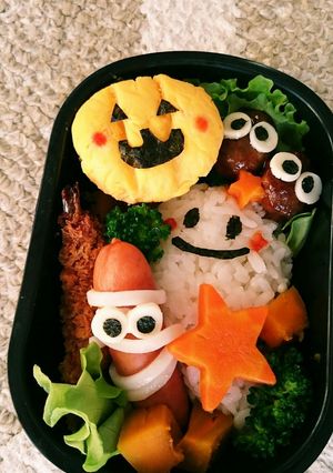 ハッピー☆ハロウィンお弁当(*^^*)-レシピのメイン写真