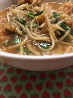から揚げもやしあんかけラーメン☆-レシピのメイン写真