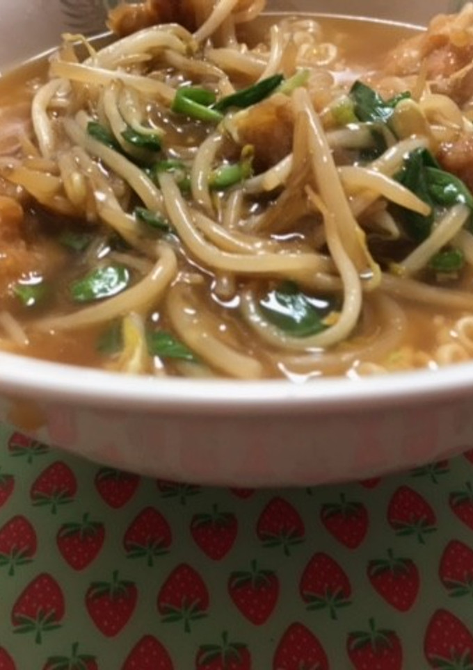 から揚げもやしあんかけラーメン☆-レシピのメイン写真