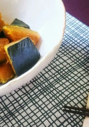 ポリ袋で介護食♥かぼちゃの煮物-レシピのメイン写真