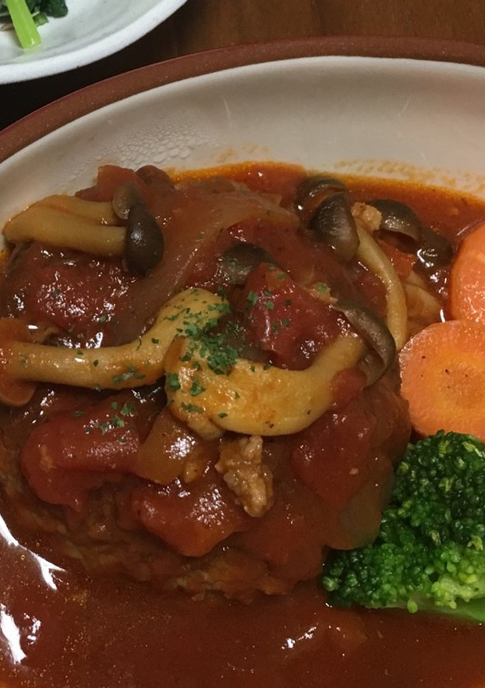 【作り置き分も】トマト煮込みハンバーグ-レシピのメイン写真