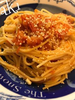 完熟☆生トマトのトマトソース&パスタ☆-レシピのメイン写真