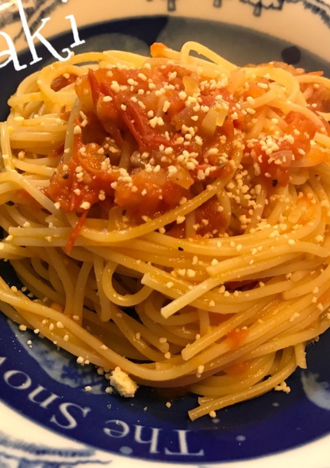完熟☆生トマトのトマトソース&パスタ☆-レシピのメイン写真