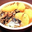 大根とサバの味噌煮缶の煮物