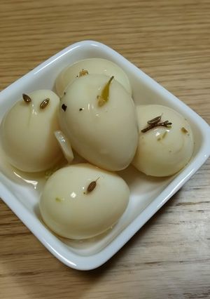 うずら卵の酸っぱいピクルス-レシピのメイン写真
