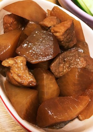 あったかこっくり♡大根と豚肉の黒酢煮-レシピのメイン写真