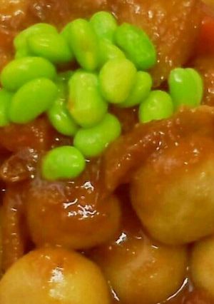 里芋と豚肉の煮物-レシピのメイン写真