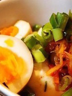 味玉キムチ冷奴-レシピのメイン写真