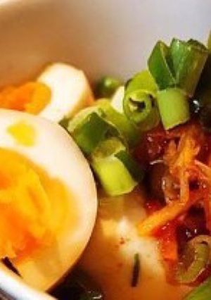 味玉キムチ冷奴-レシピのメイン写真
