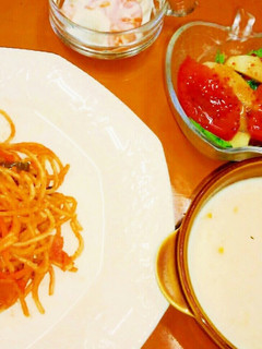 ブランチに๑′ᴗ‵๑おうちナポリタンღ-レシピのメイン写真