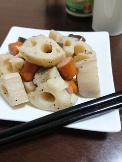 れんこんとエリンギの塩炒め♪-レシピのメイン写真