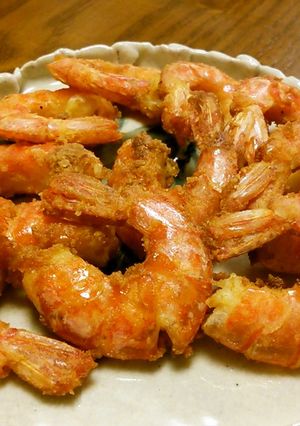 アルゼンチン海老の米粉揚げ焼き。-レシピのメイン写真