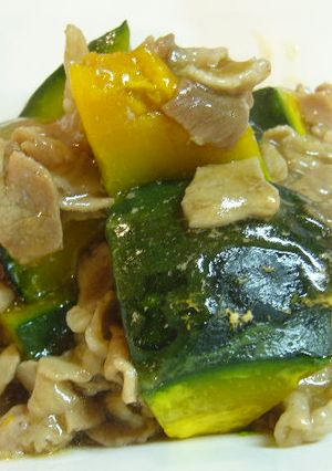 かぼちゃに肉あんかけ-レシピのメイン写真