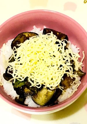 なすのこぶおろしチーズ丼-レシピのメイン写真
