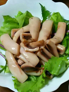 茹でツボ抜きイカの麺つゆ漬け-レシピのメイン写真
