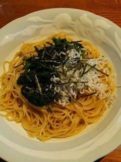 ほうれん草としらすの和風パスタ-レシピのメイン写真
