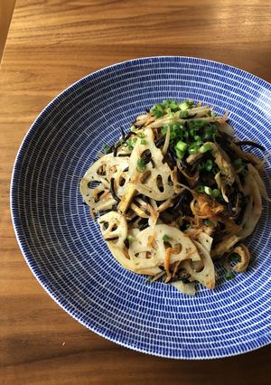 秋野菜とひじきの炒め物-レシピのメイン写真