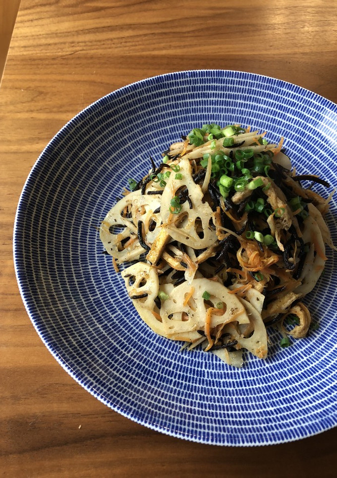 秋野菜とひじきの炒め物-レシピのメイン写真
