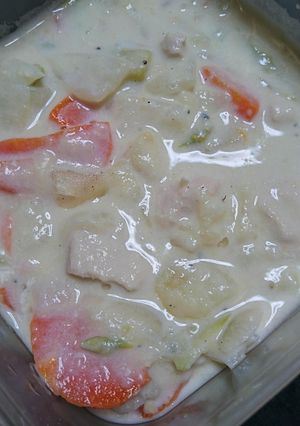 ルー不要♪鶏肉のシチュー風煮込み-レシピのメイン写真