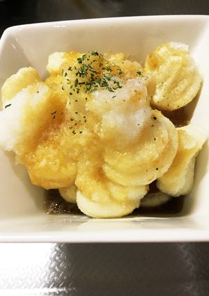 こぶおろし 揚げ餅に大根おろしがけ-レシピのメイン写真