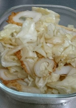 キャベツとちくわの炒めあえ-レシピのメイン写真