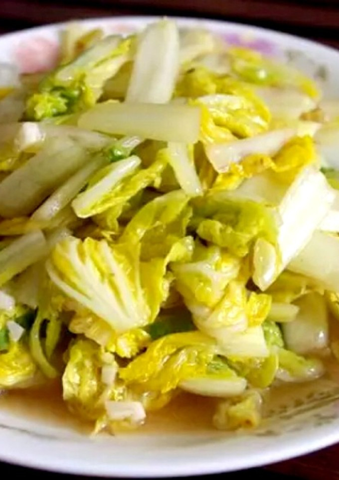 『簡単中華』白菜とベビーホタテの炒め物-レシピのメイン写真