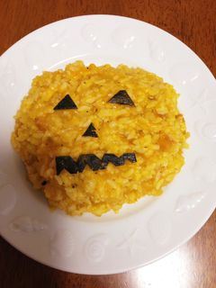 残りご飯で簡単♪かぼちゃリゾット-レシピのメイン写真