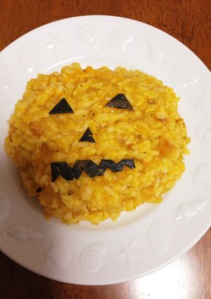 残りご飯で簡単♪かぼちゃリゾット-レシピのメイン写真
