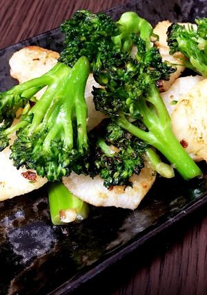 長芋とブロッコリーのにんにく醤油炒め☆-レシピのメイン写真