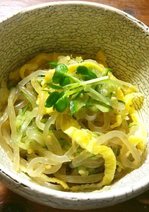 ためしてガッテンの白滝の中華サラダ-レシピのメイン写真
