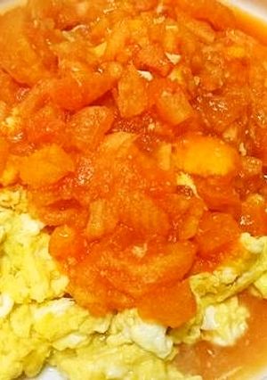 茹で卵 トマト-レシピのメイン写真