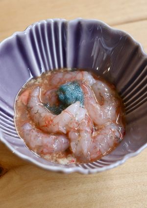 私の好物♡有頭甘海老のエビ味噌醤油和え-レシピのメイン写真