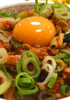 すき家 の納豆定食で、キムチ納豆丼-レシピのメイン写真