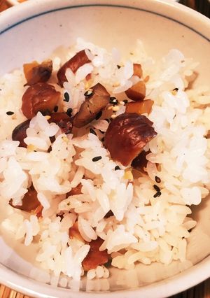 シンプル＊甘栗ごはん-レシピのメイン写真