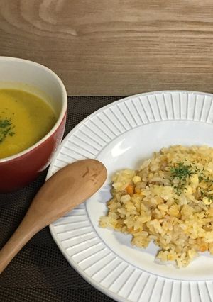 簡単もち麦ピラフ にんじん入り-レシピのメイン写真