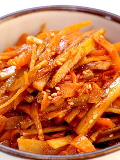 韓国風きんぴらごぼう-レシピのメイン写真