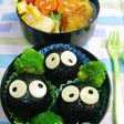 キャラ弁☆まっくろくろすけおにぎり弁当