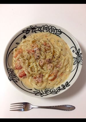 超簡単トマトクリームうどん ♡-レシピのメイン写真