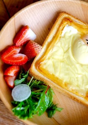 超可愛い！ぐでたま明太マヨトースト-レシピのメイン写真