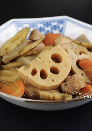 倍陽潤肺　秋に食べたい　レンコンの筑前煮-レシピのメイン写真