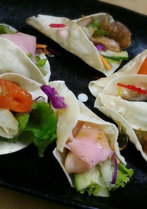 餃子の皮でおつまみ♪ミニトルティーヤ風-レシピのメイン写真