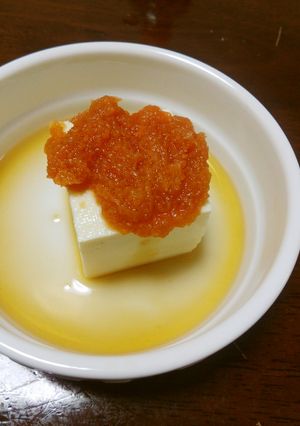 旨み甘みの新発見☆ニンジンこぶおろし冷奴-レシピのメイン写真