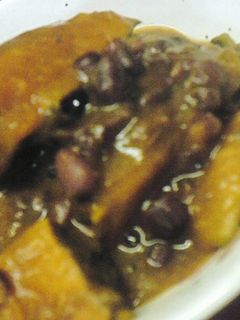 あずきとかぼちゃの煮物-レシピのメイン写真
