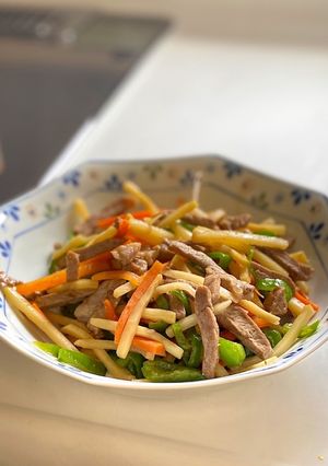 合わせ調味料で簡単！（豚肉の）青椒肉絲-レシピのメイン写真